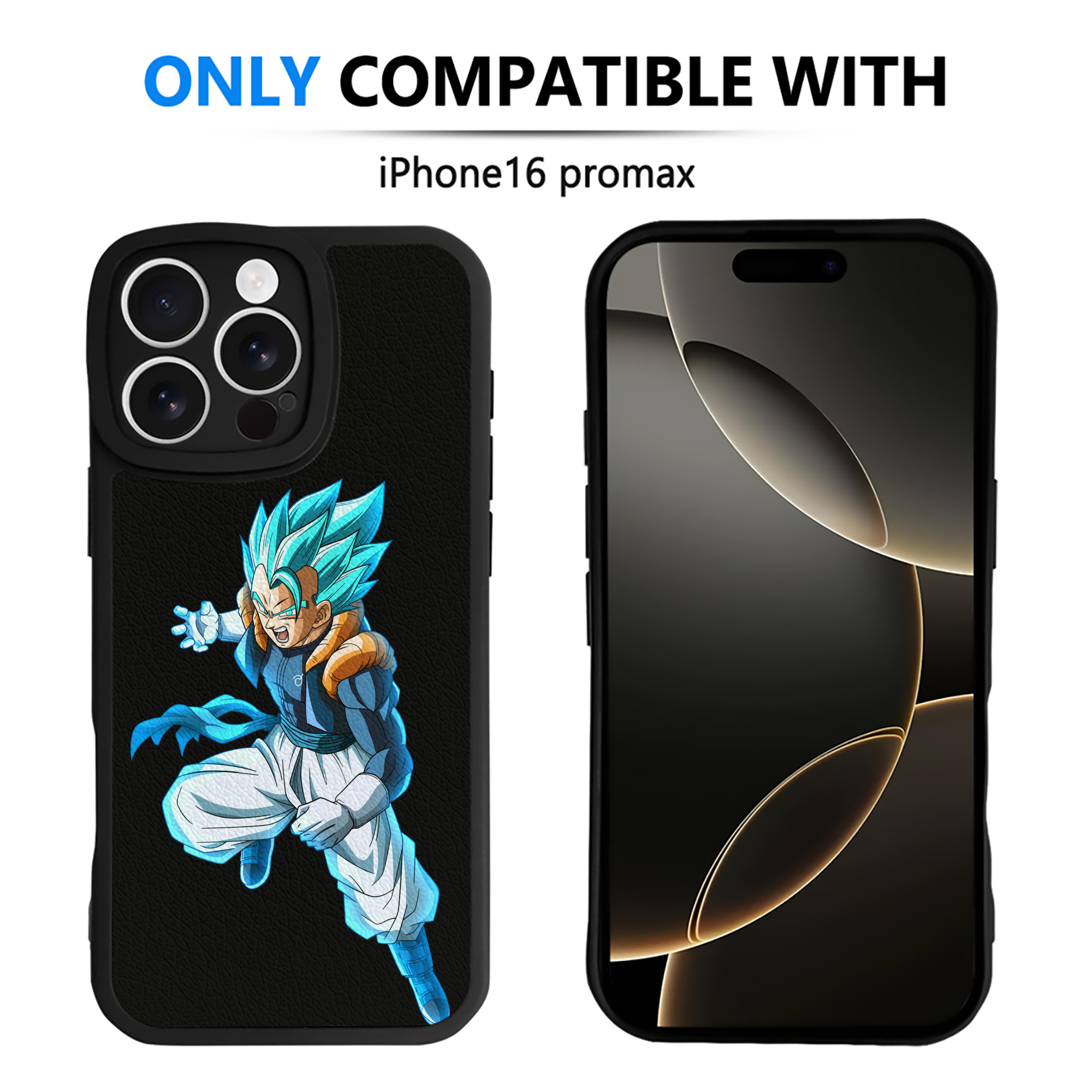 （画像用） ドラゴンボール ベジータ四世（Bejīta Yonsei）DRAGON BALL Vegeta IV 【iPhone 16シリーズ対応】シリコンスマホケース（レザー調） 材質：シリコン
